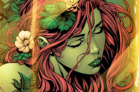 Poison Ivy Sumac Vénéneux Art Dc Comics Portrait Numérique