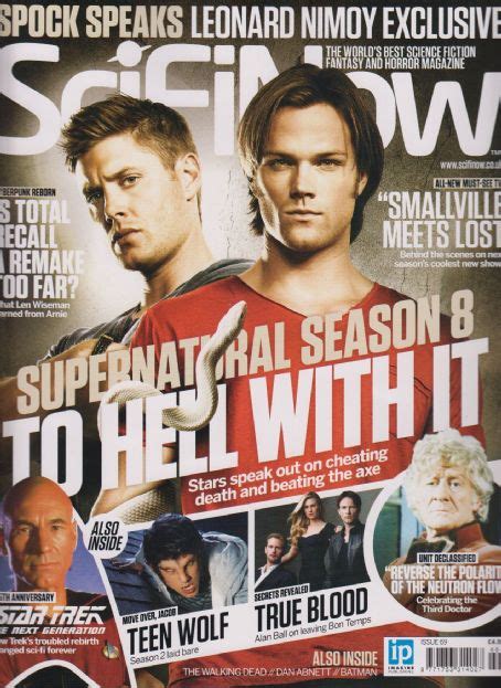 Jared Padalecki Jensen Ackles Supernatural Scifinow Magazine July