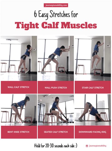 Easy Calf Stretch Routine For Muscle Tightness Journey To Mobility Calf Stretches Stretch