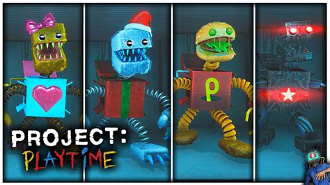 Project Playtime Boxy Boo All Skins Youtube