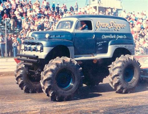 The Original Grave Digger 1951 Ford F1 Panel Monster Truck Mud Trucks