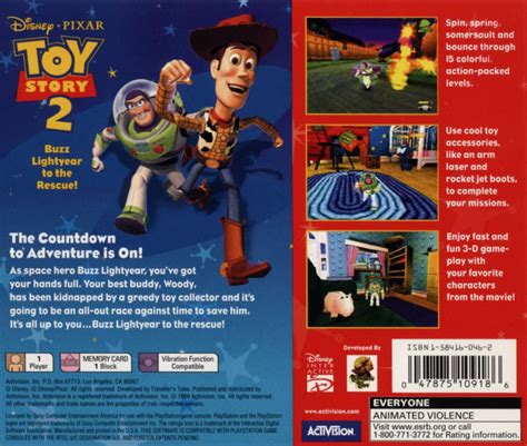 Disney Pixars Toy Story 2 Buzz Lightyear To The Rescue Details Launchbox Games Database