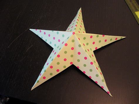 Paper Star Christmas Tree Pinching Your Pennies
