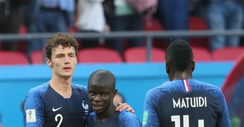 Benjamin Pavard Ngolo Kanté Et Blaise Matuidi Match De Coupe Du