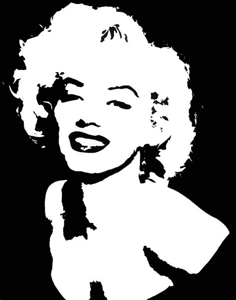 Marilyn Monroe Stencil Youtu Be Ksewok Sk U Marilyn Monroe