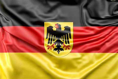 Flag of Germany with Coat of Arms - slon.pics - free stock photos and ...