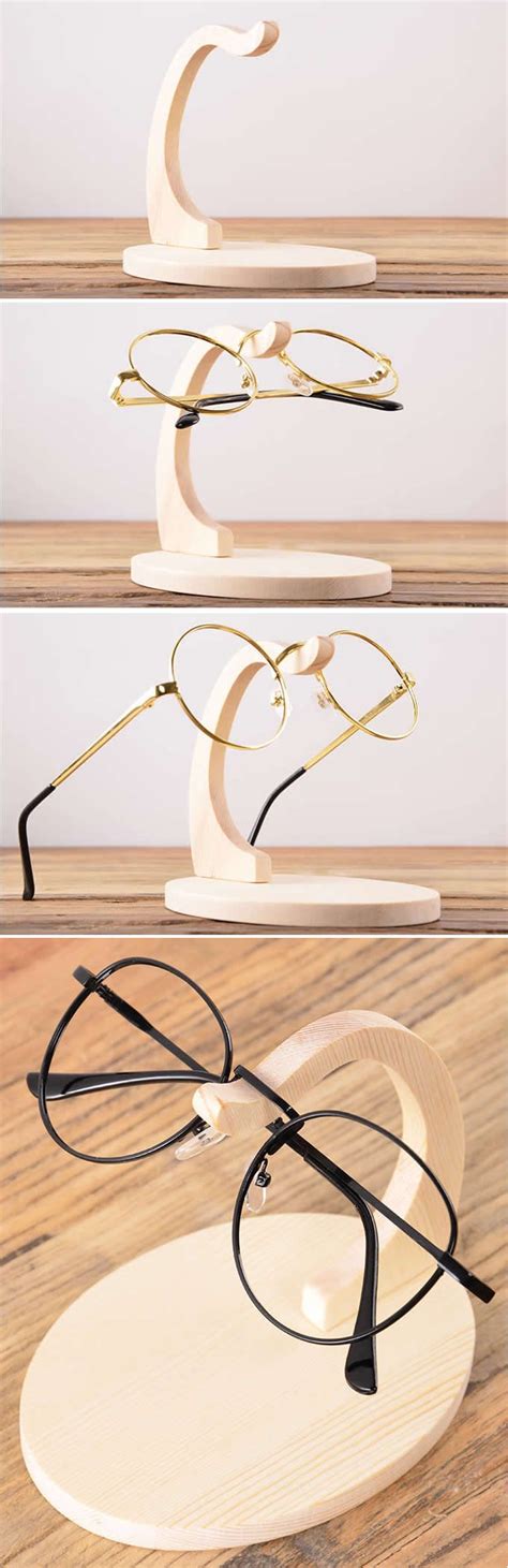 wooden eyeglass sunglasses display stand holder sunglasses display wooden projects wood diy