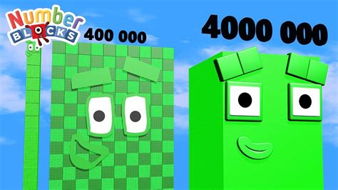 Looking For Numberblocks Comparison 4 40 400 4000 40000 400000 4000000