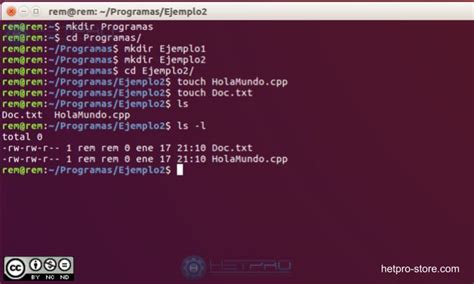 Comandos Linux Nivel Básico Hetprotutoriales