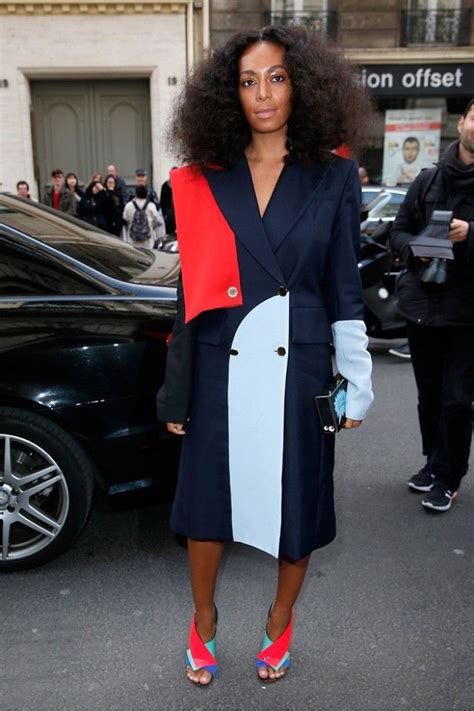 See The Coat Solange Borrowed From Beyoncé For Paris Fashion Week