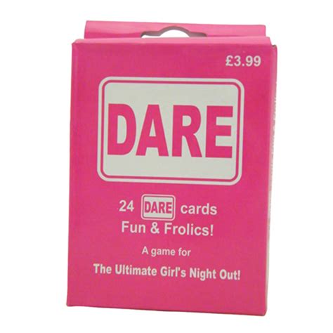 Want to play card games? Dare Cards Hen Night Games for Girls Pink | HenStuff