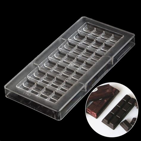 Chocolate Bar Pc Mould Clear Polycarbonate Chocolate Mould Diy Handmade