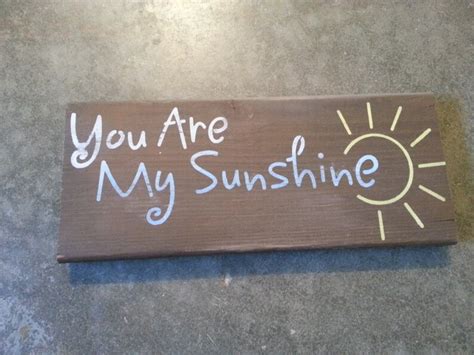 You Are My Sunshine Sign For Baby Boys Room Etsy