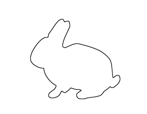 Hase vorlage png 399 743 osterhase schablone. Fensterbilder für Ostern - Hase Vorlage zum Ausdrucken | Ostern basteln mit kindern, Vorlage ...