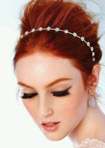 Red Elegance Redhead Makeup Bridal Makeup Natural Wedding Makeup