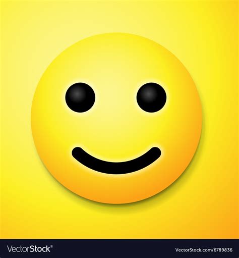 Emoji Smile Symbol Royalty Free Vector Image Vectorstock