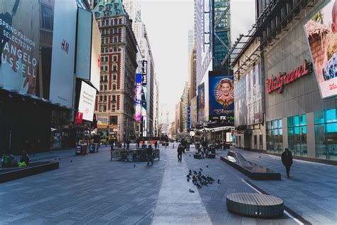 With a total area of 54,556 square miles (141,300 km 2), new york is the 27th largest state; New York City Empty Streets Amid Coronavirus Outbreak