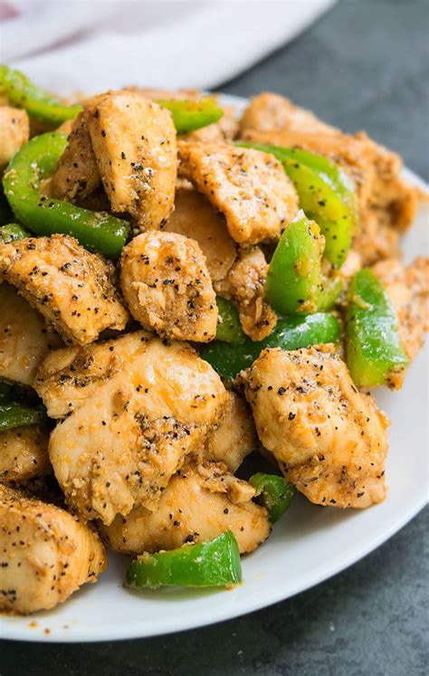 Flavorful, tender chicken and crisp vegetables coated in umami sauce that cooks in just 15 minutes. Black Pepper Chicken (One Pot) | One Pot Recipes