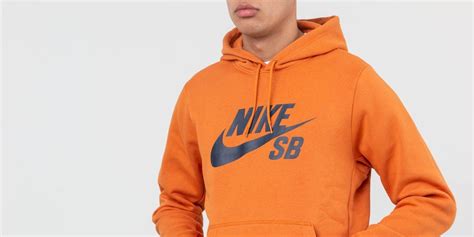Nike Synthetic Sb Icon Essential Pullover Hoodie Cinder Orange