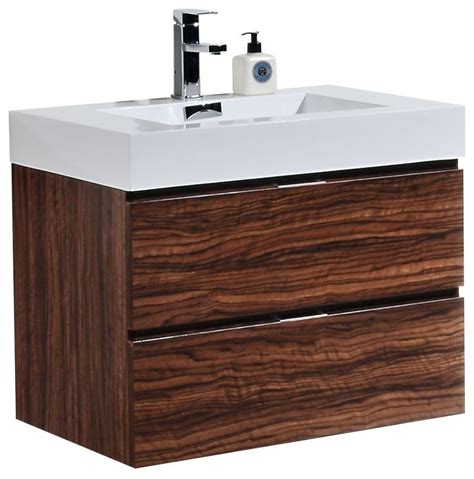 4.5 out of 5 stars. Bliss 30″ Wall Mount Modern Bathroom Vanity - KubeBath ...