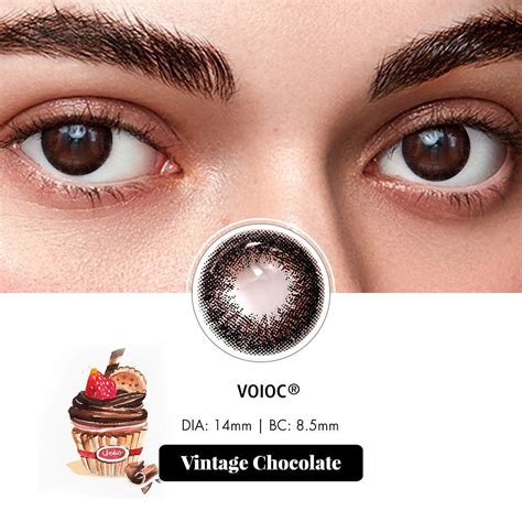 Vintage Chocolate Colored Contact Lenses Voioc Voioccom Softlens