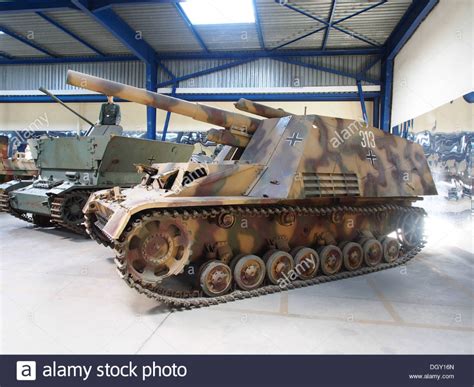 Sdkfz 165 Hummel Tank Museum Saumur France Pic 3 Stock Photo Tank
