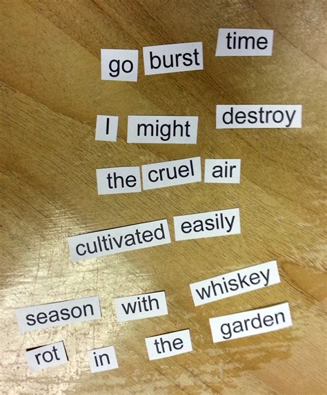 Examples of found Poems