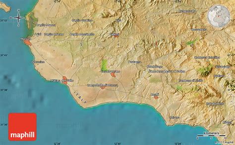 Satellite Map Of Sciacca