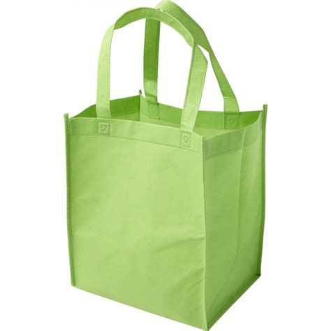 Nonwoven 80gr Carryshopping Bag Lime Shopping Bags