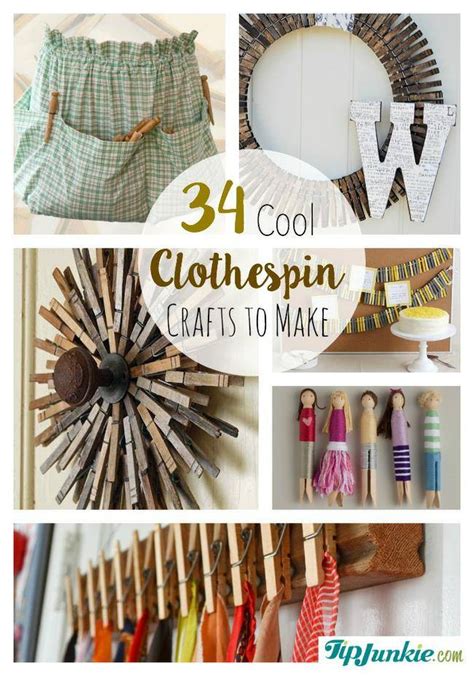 34 Cool Clothespin Crafts To Make Tip Junkie