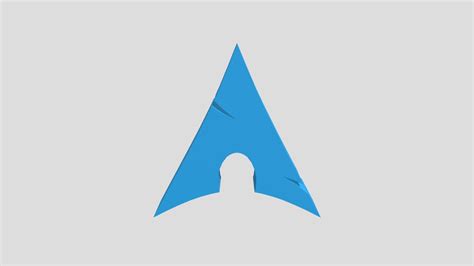 Arch Linux Logo Download Free 3d Model By Extome 8fbac89 Sketchfab