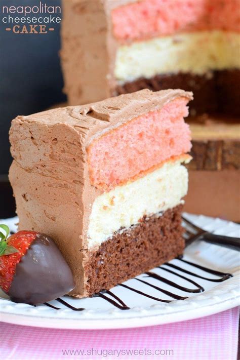 Neapolitan Cheesecake Cake By Shugary Sweets Cheesecake