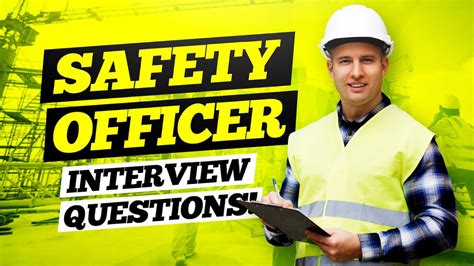 Safety Officer Interview Questions And Answers Hse Safety Officer