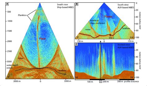 Multibeam Records Illustrating Water Column Observations At Tyk A