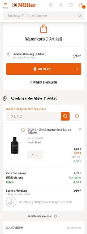 Câline Duft Sammeldeal zB HOMME Intense Gold Powerful Black EdT oder