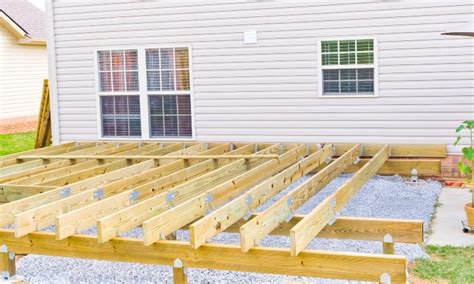How To Build A Frame For Decking Builders Villa