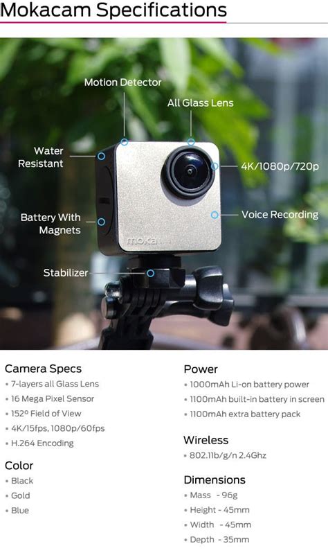 Mokacam Worlds Smallest 4k Camera Aka The Gopro Killer Product Hunt