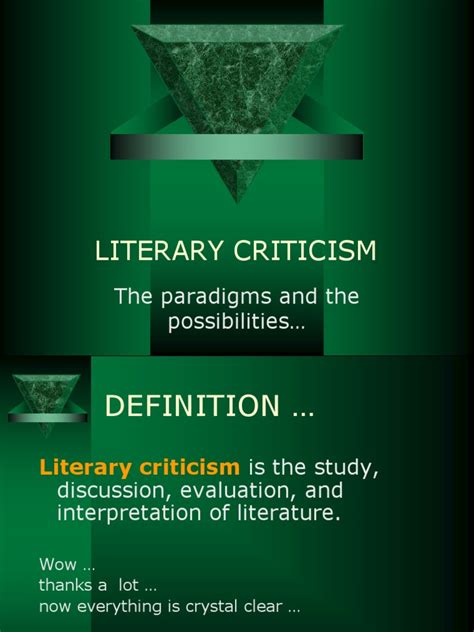Literary Criticismppt Literary Criticism Deconstruction