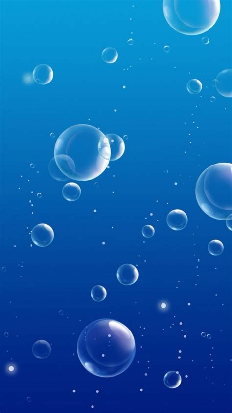 Blue Bubble Iphone Wallpapers Free Download