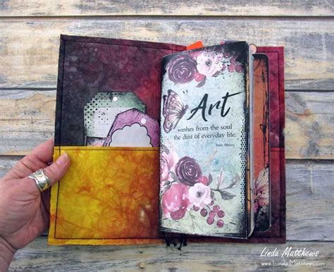 Take A Peek At My New Creative Artistry Notebook Cover Mixed Media