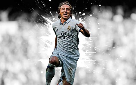 Luka Modric 012 Real Madryt Primera Division Hiszpania Tapety Na Pulpit