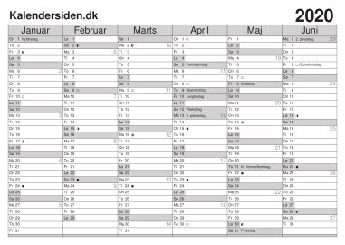 De kalender kan binnen enkele minuten in je mailbox afgeleverd worden! Kalender for 2020, 2021, ... | Kalendersiden i 2020 ...