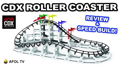 Cdx Blocks Roller Coaster Review And Speed Build Lego Roller Coaster