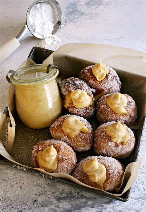 Hungry Couple Peanut Butter Cream Filled Doughnuts