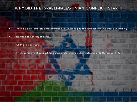 Israeli Palestinian Conflict By Adaku N