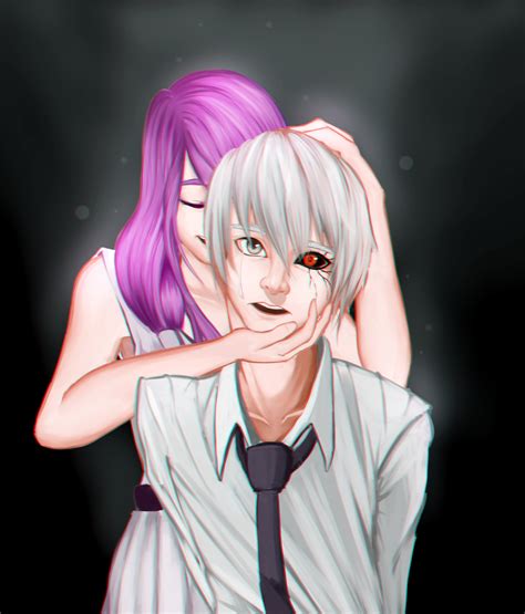 Anime Tokyo Ghoul Kaneki And Rize Tokyo Ghoul Kaneki And Rize By Mansour S On Deviantart