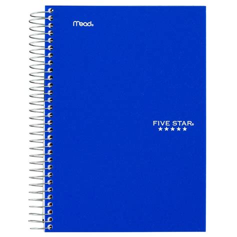 Five Star Spiral Notebook 1 Subject College Ruled Paper 100 Sheets 7
