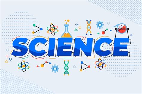 Science Word Concept Free Vector