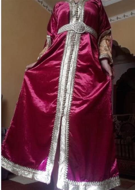 Moroccan kaftan for women takchita velvet moroccan dress | Etsy