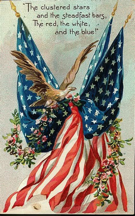 Vintage 4th of july card collage sheet this listing is for one 8.5 x 11 printed patriotic collage sheet. 184 best Patriotic Eagles images on Pinterest